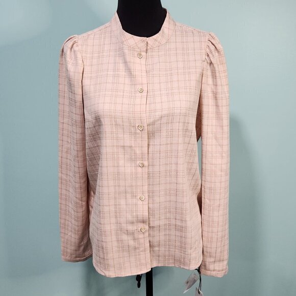 Treasure & Bond Plaid Linen Button Down - Picture 1 of 9